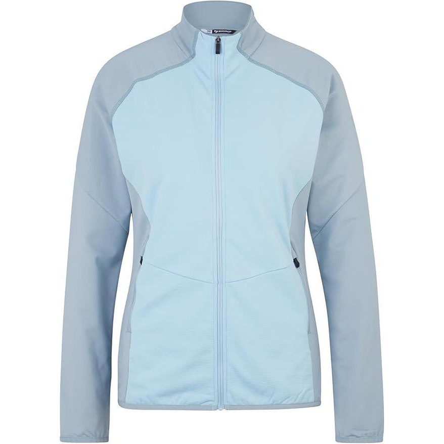 Ziener Jacaro Women’s Baselayer Top – Winter Sports Thermal, White Fog UK 10 / EU 38