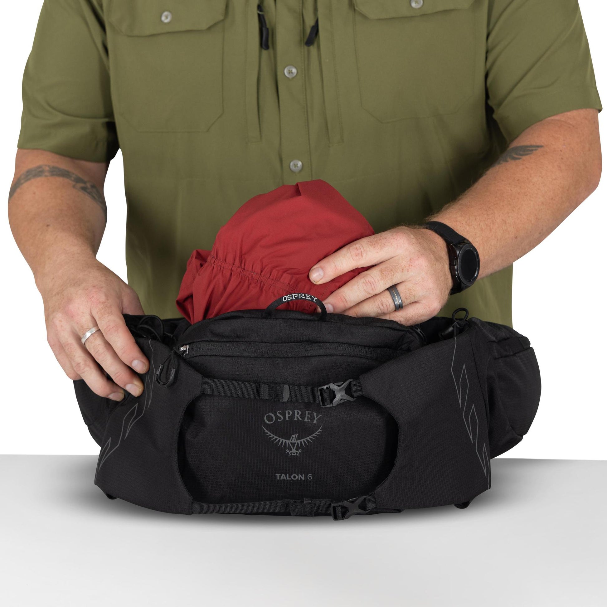 Osprey Tempest 6L Waist Bag Black Coal Grey
