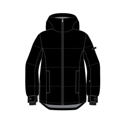 Ziener Tya Women’s Ski Jacket – Insulated & Breathable Snow Jacket, Black UK 10 / EU 38