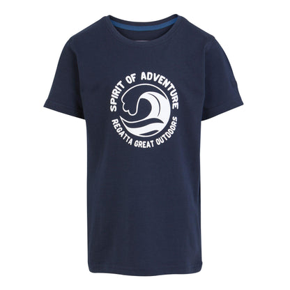 Regatta Boys Bosley VII Navy T Shirt