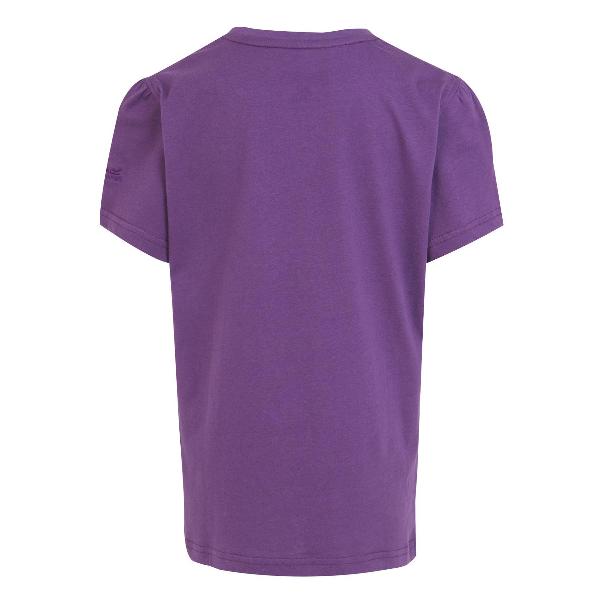 Regatta Girls Bosley VII Sunset Purple T Shirt