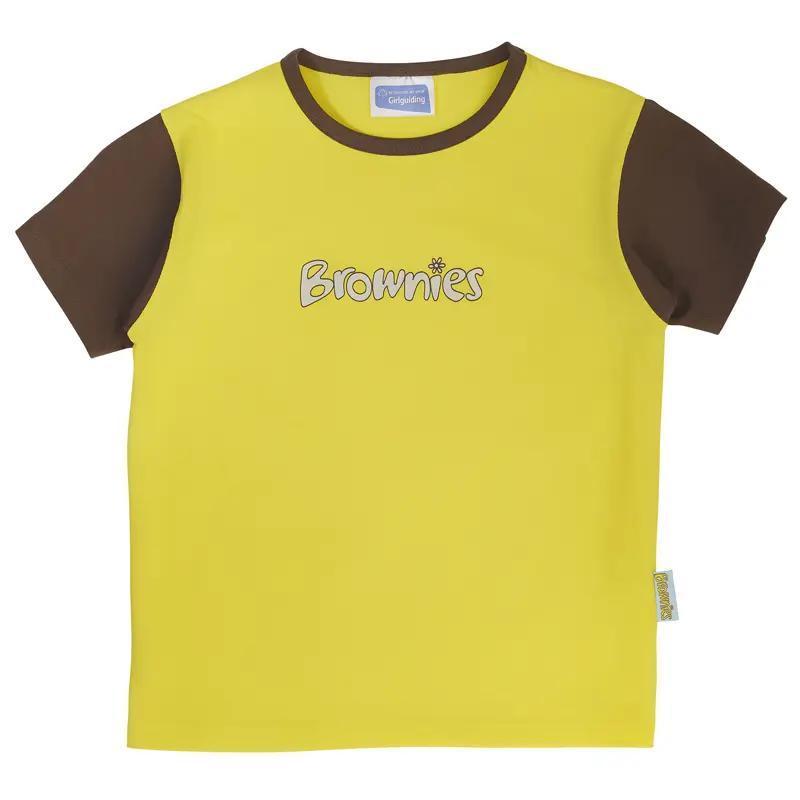 Brownie Girl's T Shirt, Yellow