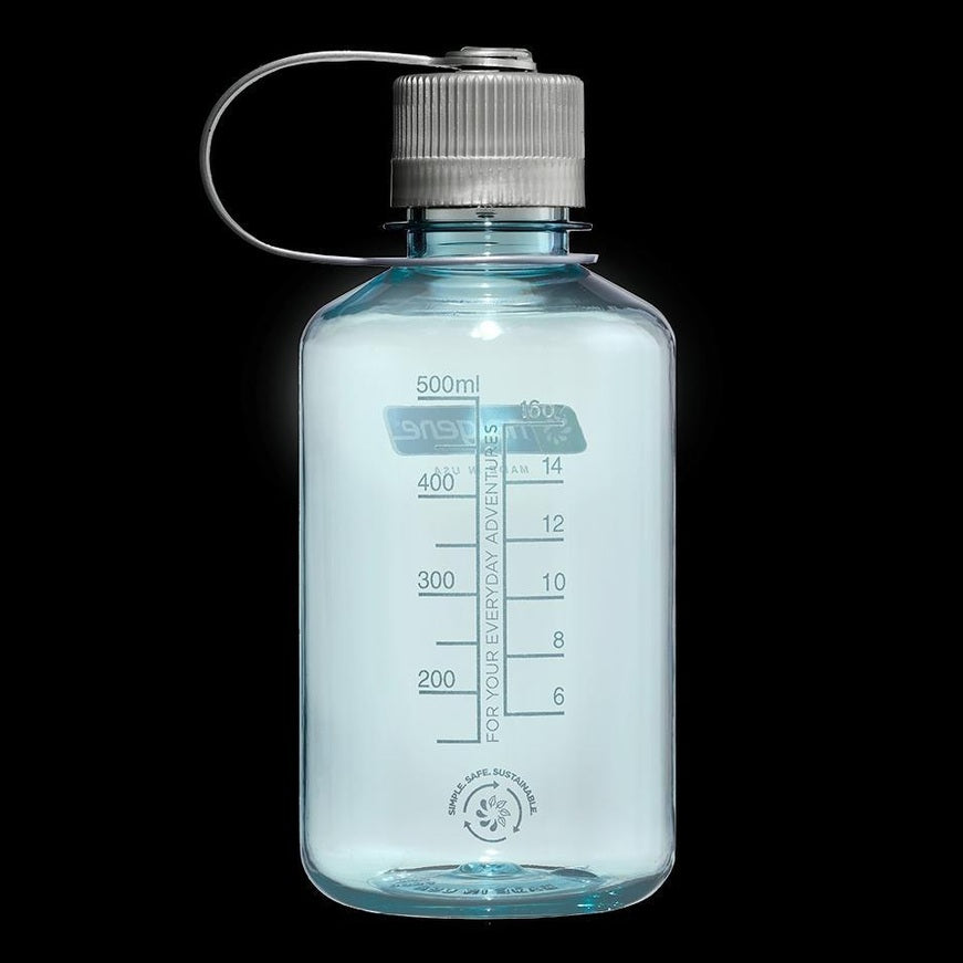 Nalgene Sustain Narrow Mouth Water Bottle | Leakproof Bottle for Hiking & Travel