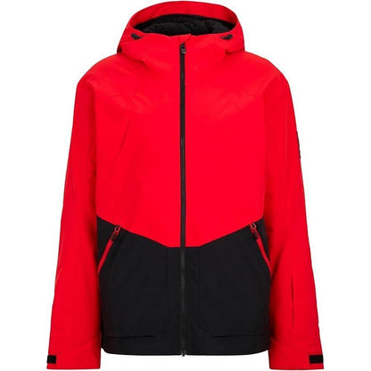 Ziener Tobin-Z Men’s Ski Jacket – Insulated & Breathable Snow Jacket, Red UK M/L · EU 50