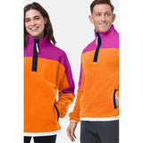 Half Zip Polar Fleece in Very Berry