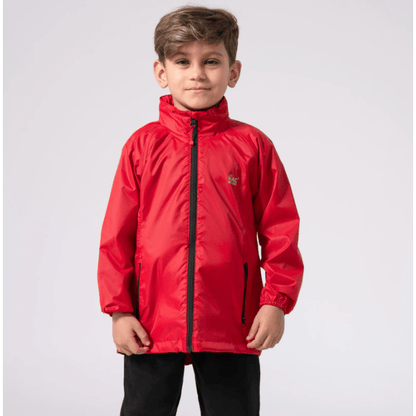 Mac In a Sac Origin 2 Edition Kids Waterproof Jacket|Red