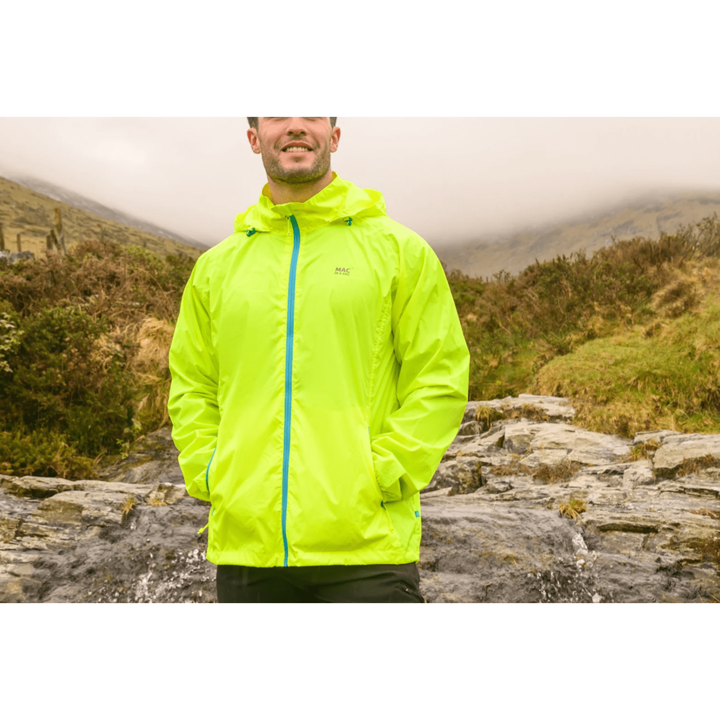 Mac In a Sac Origin 2 Adult Jacket |Neon Yellow