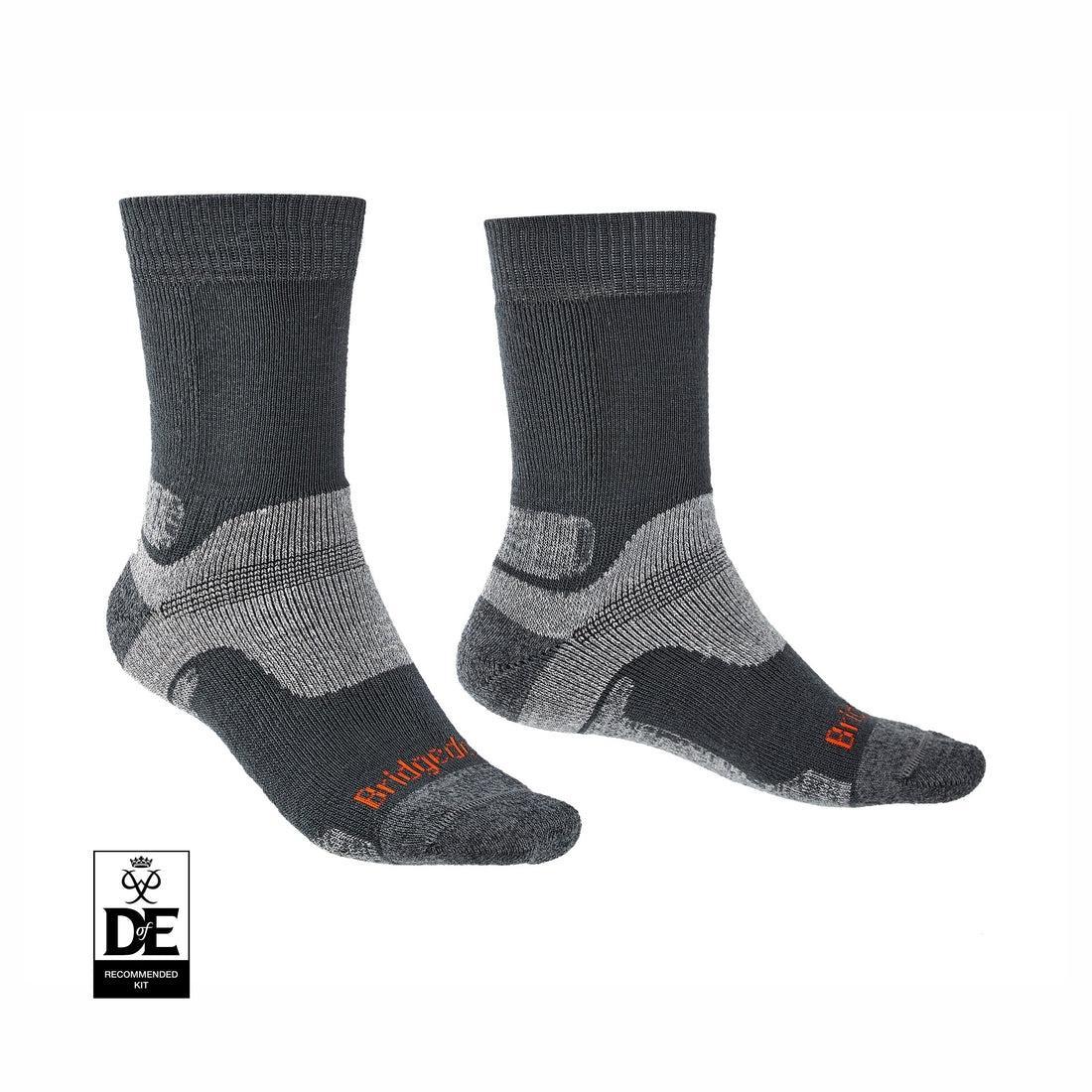 Bridgedale Trekker Sock | Merino Midweight Hiking Socks for Trekking