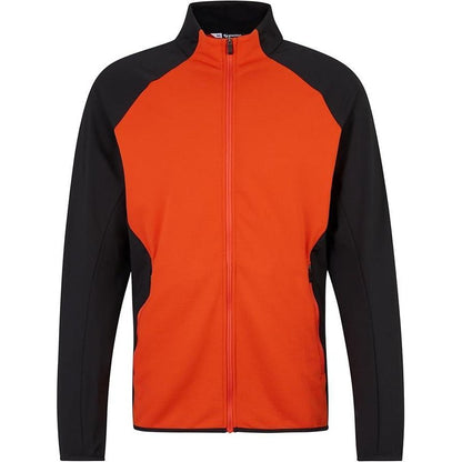 Ziener Jodio Men’s Baselayer Top – Winter Sports Thermal, Orange Pumpkin