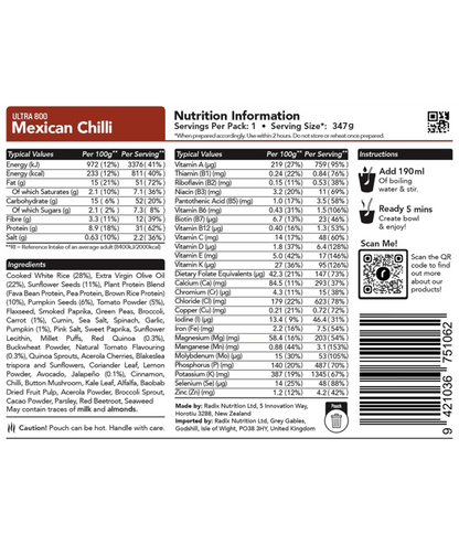 Mexican Chilli Meal - Ultra - 800kcal