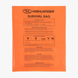 Highlander Emergency Survival Bag – Lightweight Hi-Vis Bivvy Shelter
