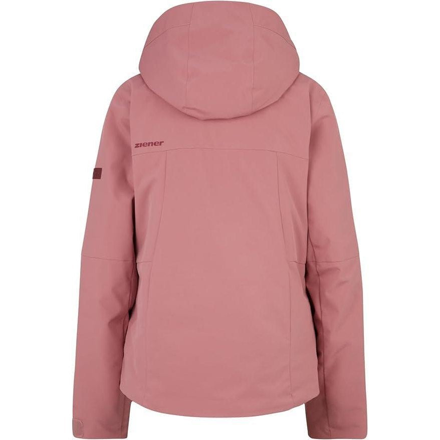 Ziener Tassila Women’s Ski Jacket – Insulated & Breathable Snow Jacket, Rose Blossom UK 10 / EU 38