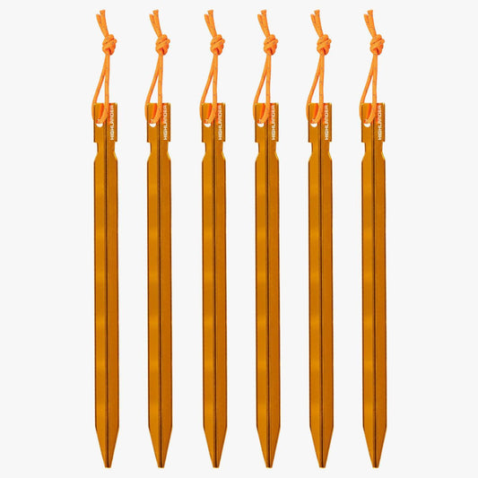 ARROW ALUMINIUM PEGS 18CM / 7INCH - 6 PACK