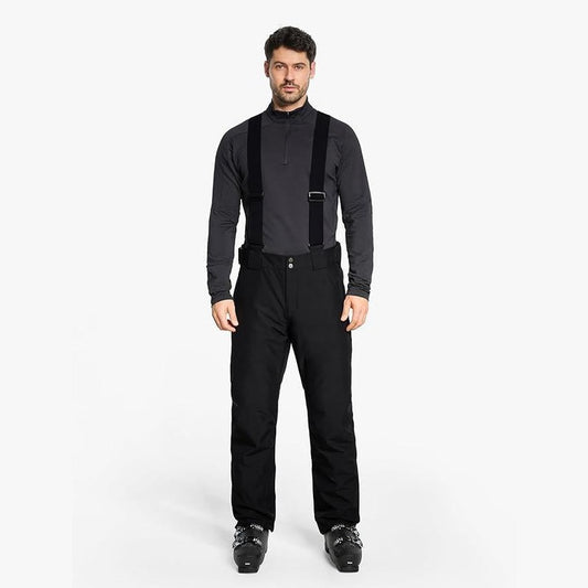 Ziener Taga-Z Men’s Ski Trousers – Waterproof & Breathable Snow Pants, Black UK M/L · EU 50
