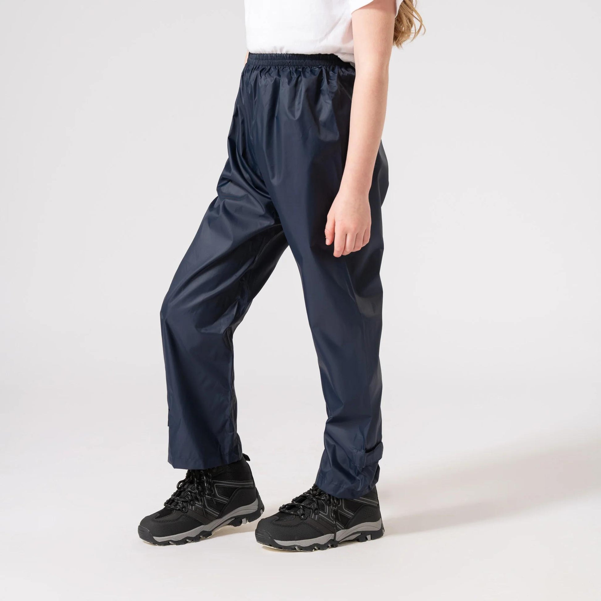 Mac in a Sac Kids Mini Origin Packable Waterproof Overtrousers | Navy