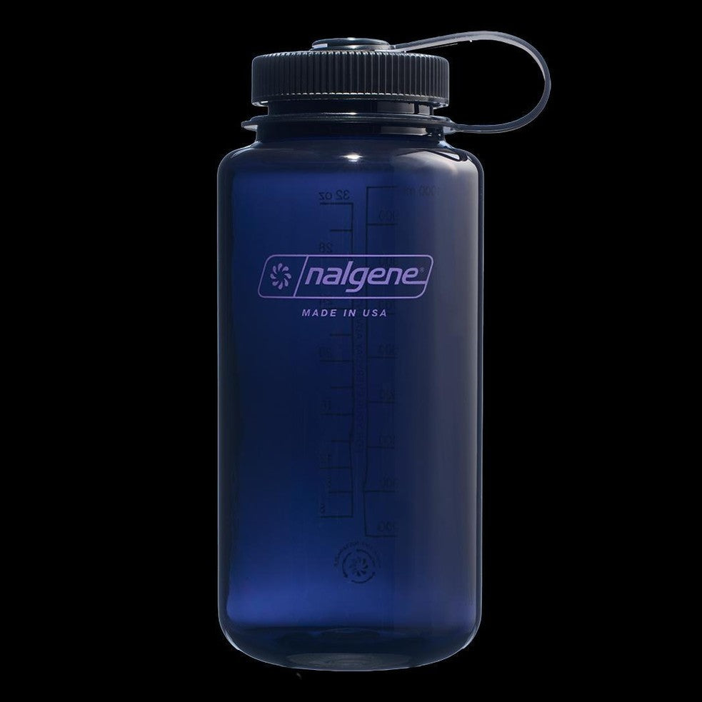 Nalgene Sustain Wide Mouth Water Bottle | Leakproof 1L Bottle for Hiking & Outdoor Use