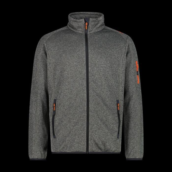 CMP Men’s Knit-Tech Hooded Sweatshirt | Lightweight Breathable Fleece Jacket