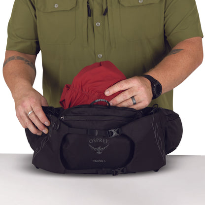 Osprey Talon 6L Waist Pack Black Coal Grey
