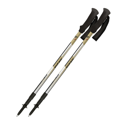 Fizan Trek Pro Walking Poles Pair – Durable Adjustable Trekking Poles