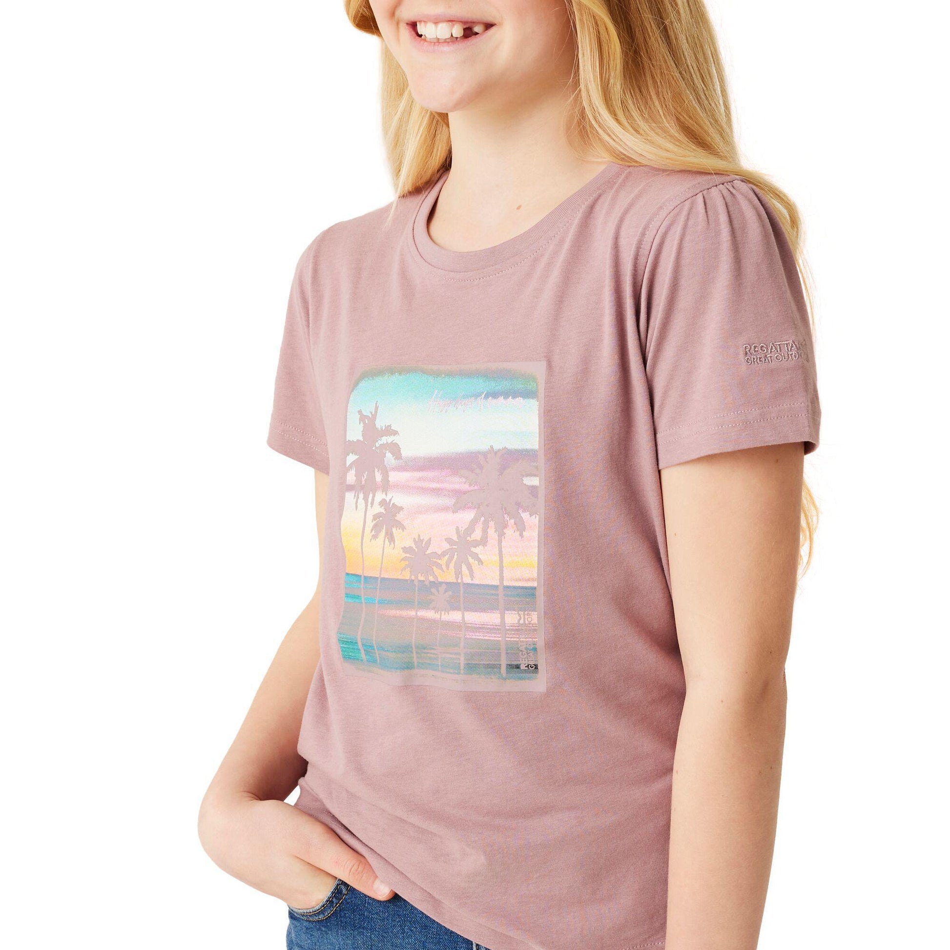 Regatta Girls Bosley VII Heather T Shirt