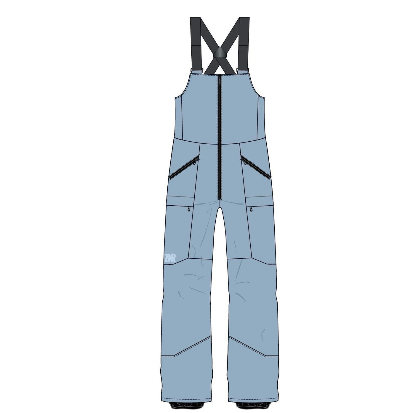 Ziener Reintraud Women’s Ski Trousers – Waterproof & Breathable Snow Pants, Frozen Blue UK 10 / EU 38