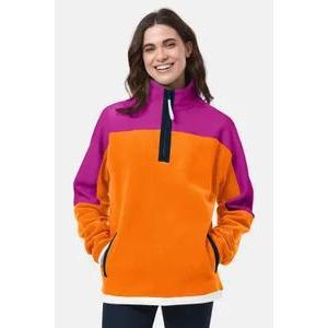 Half Zip Polar Fleece in Very Berry