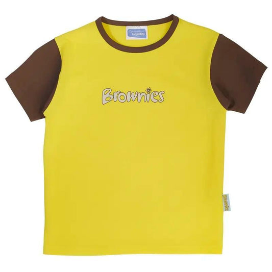 Brownie Girl's T Shirt, Yellow