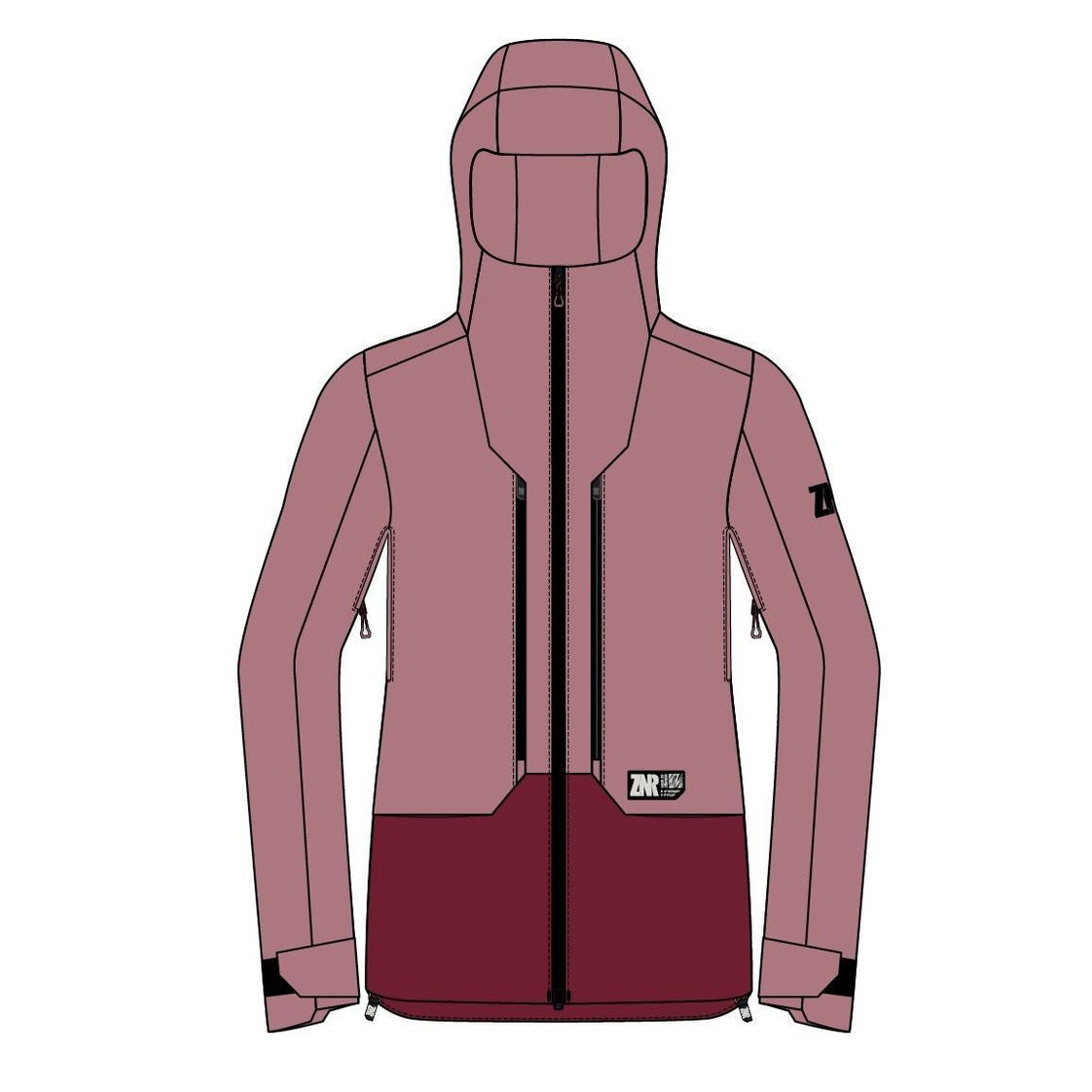 Ziener Rassmara Women’s Ski Jacket – Insulated & Breathable Snow Jacket, Rose Blossom UK 10 / EU 38