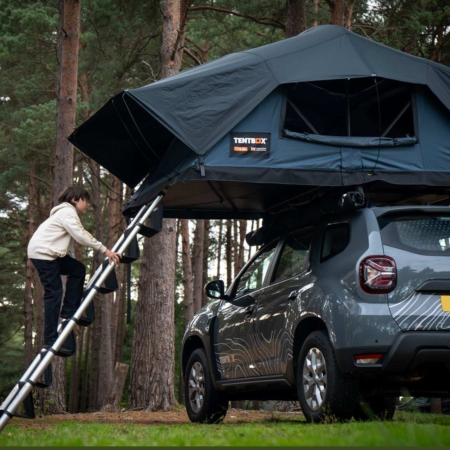 LadderSteps - Transform Your TentBox Experience Enhance your TentBox with LadderSteps for easy access! Ideal for everyone in Scotland. Visit our Tentbox Showroom in Glasgow for expert advice.