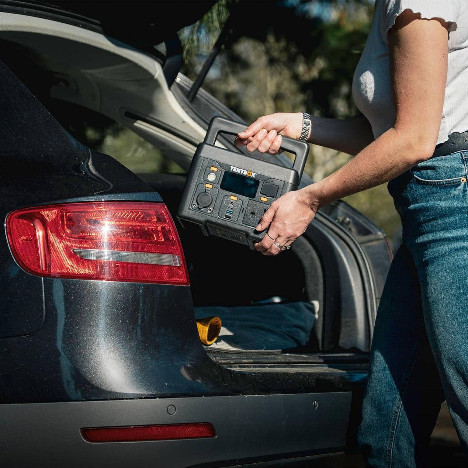 PowerStation - Charge On-the-Go with TentBox Stay powered on your TentBox adventures with the PowerStation. Charge multiple devices easily. Visit our Tentbox Showroom in Glasgow, Scotland!