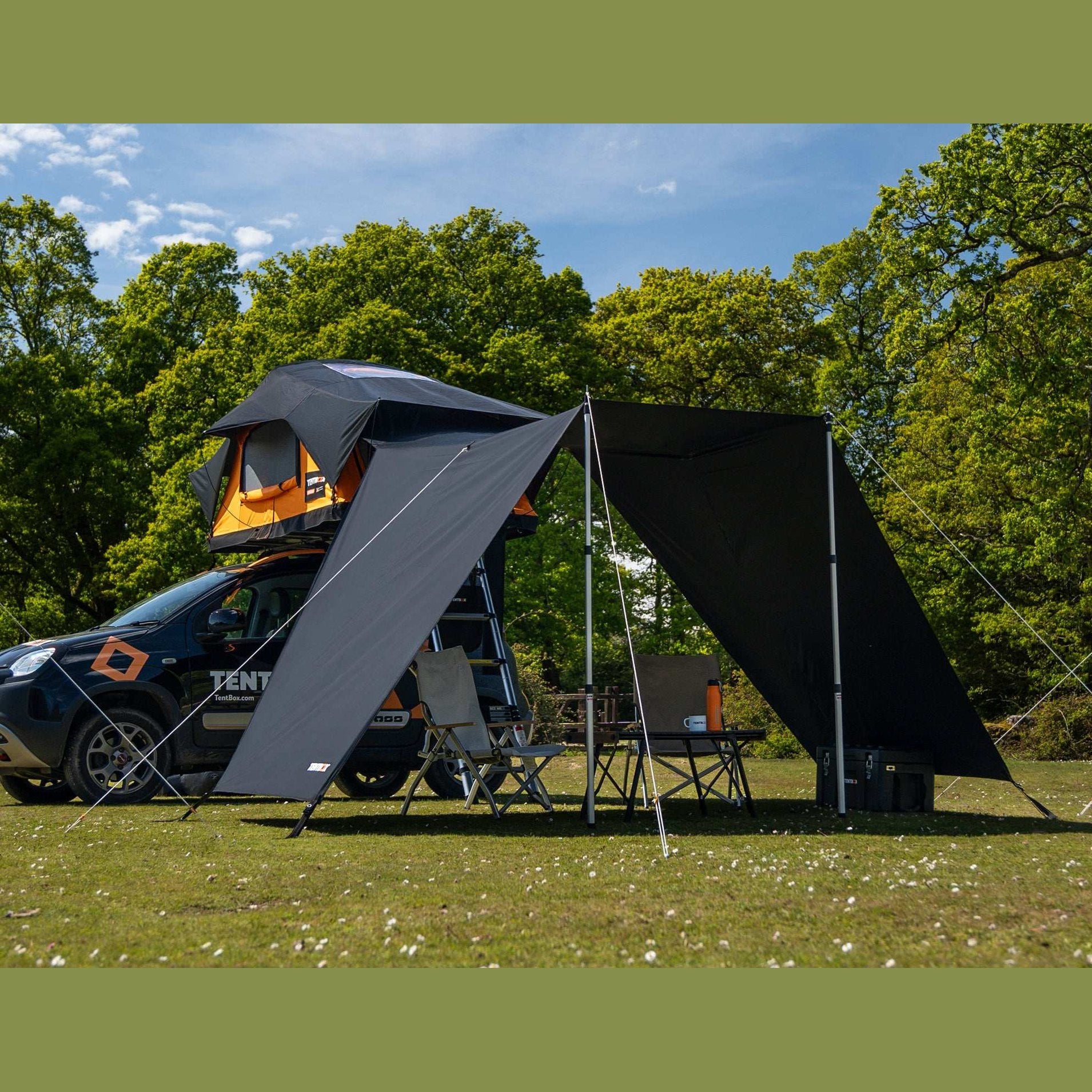 Lite XL Tunnel Awning (Lite XL) The Tunnel Awning is an excellent addition to your Lite XL, providing extra shelter and completing your camping setup. Whether you need shade from the sun or protection from light rain, it attaches seamlessly to your TentBo