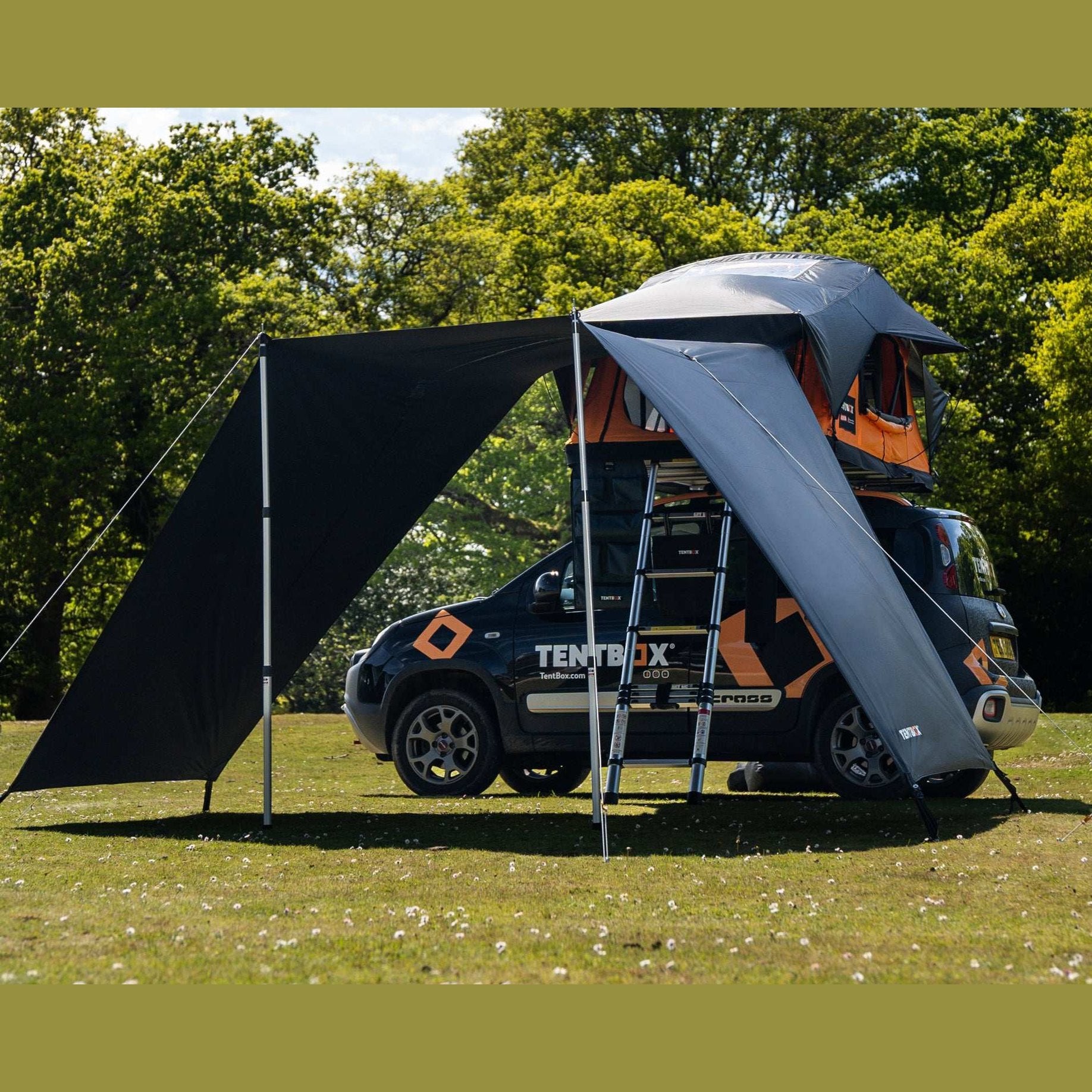 Lite XL Tunnel Awning (Lite XL) The Tunnel Awning is an excellent addition to your Lite XL, providing extra shelter and completing your camping setup. Whether you need shade from the sun or protection from light rain, it attaches seamlessly to your TentBo