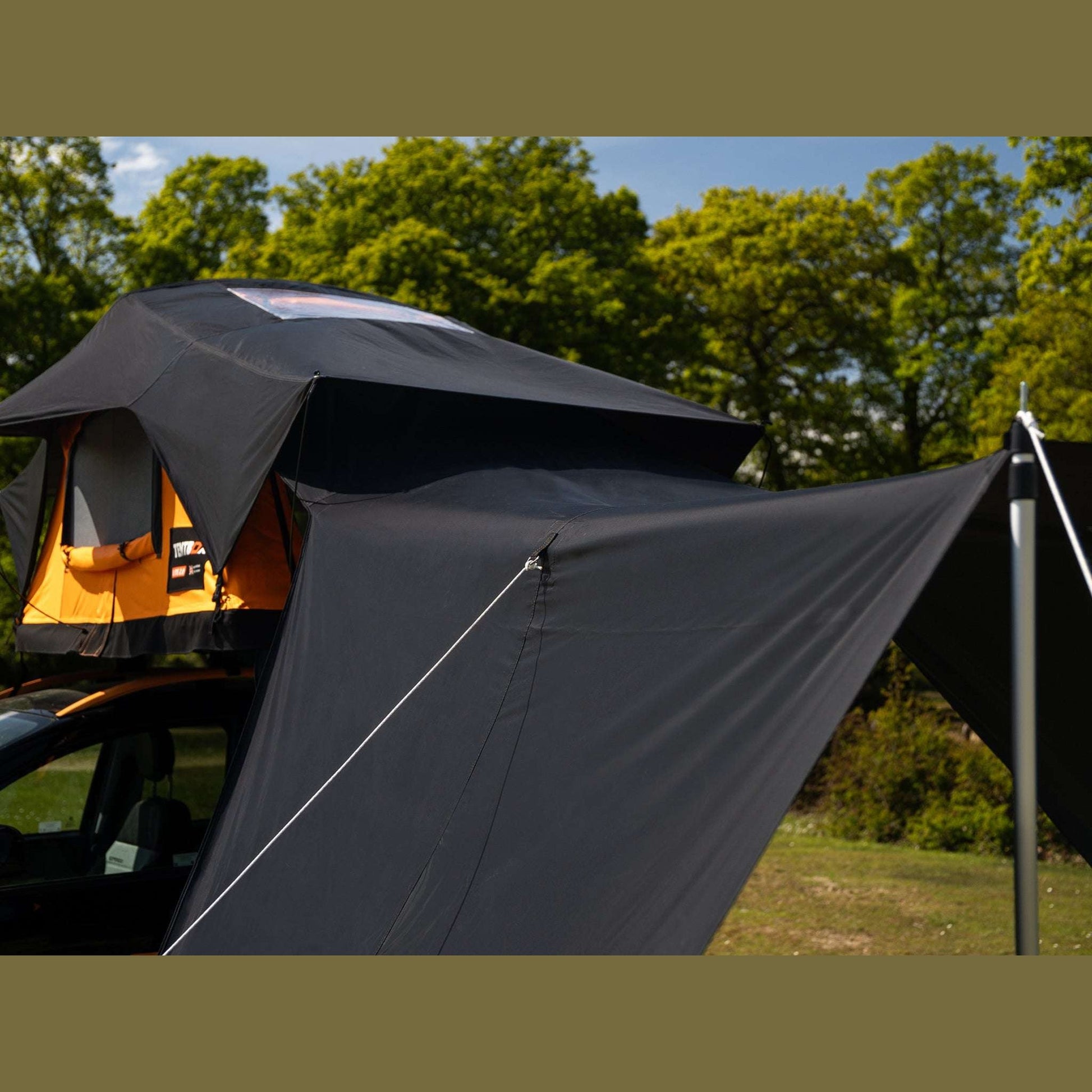 Lite XL Tunnel Awning (Lite XL) The Tunnel Awning is an excellent addition to your Lite XL, providing extra shelter and completing your camping setup. Whether you need shade from the sun or protection from light rain, it attaches seamlessly to your TentBo