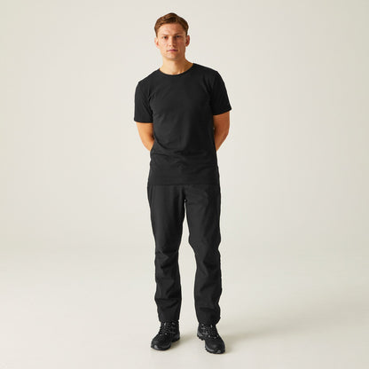 Regatta Men's Highton Waterproof Overtrousers | Black