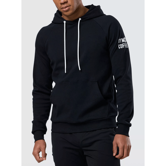 Gym+Coffee Chill Hoodie - Black