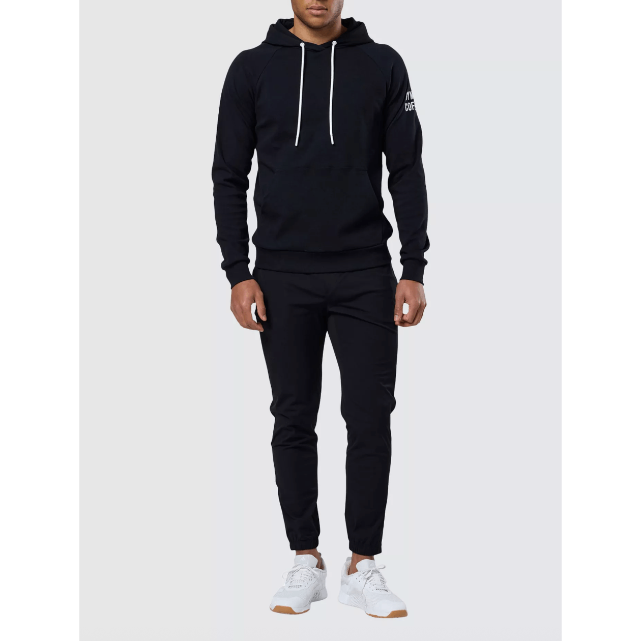 Gym+Coffee Chill Hoodie - Black