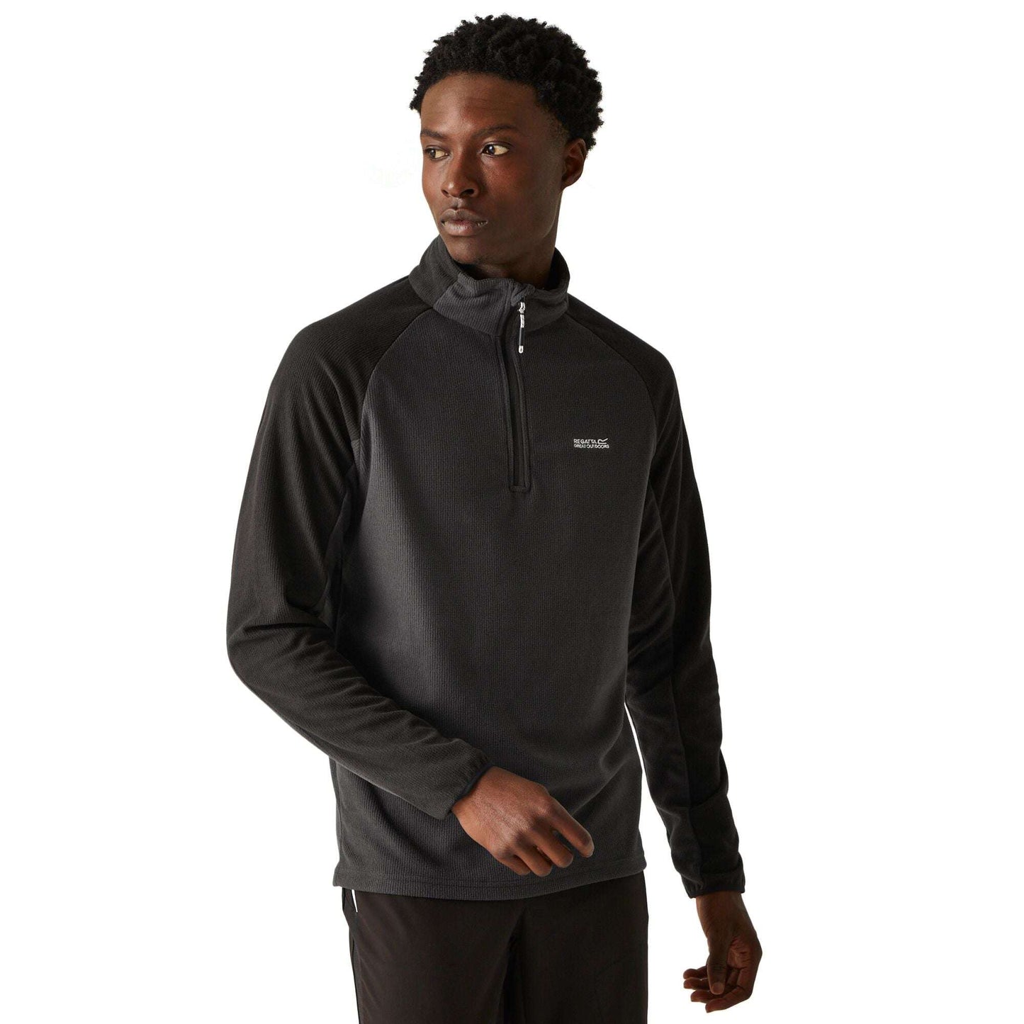 Regatta Men's Elson II Lightweight Fleece | Ash Black