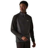 Regatta Men's Elson II Lightweight Fleece | Ash Black