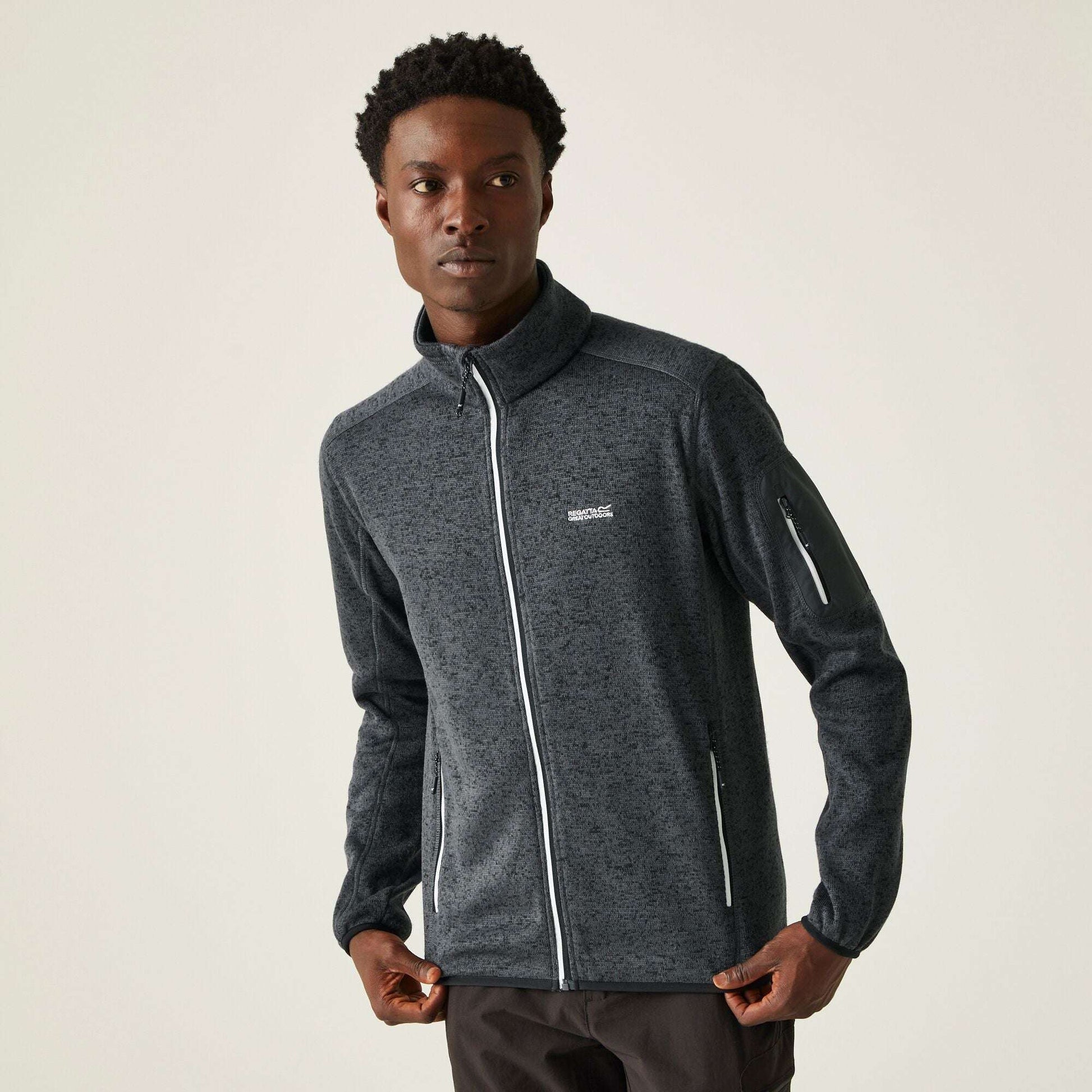 Regatta Men's Newhill Full Zip Fleece | Ash