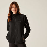 Regatta Women's Ravenhill Full Zip Fleece | Black Light Vanilla