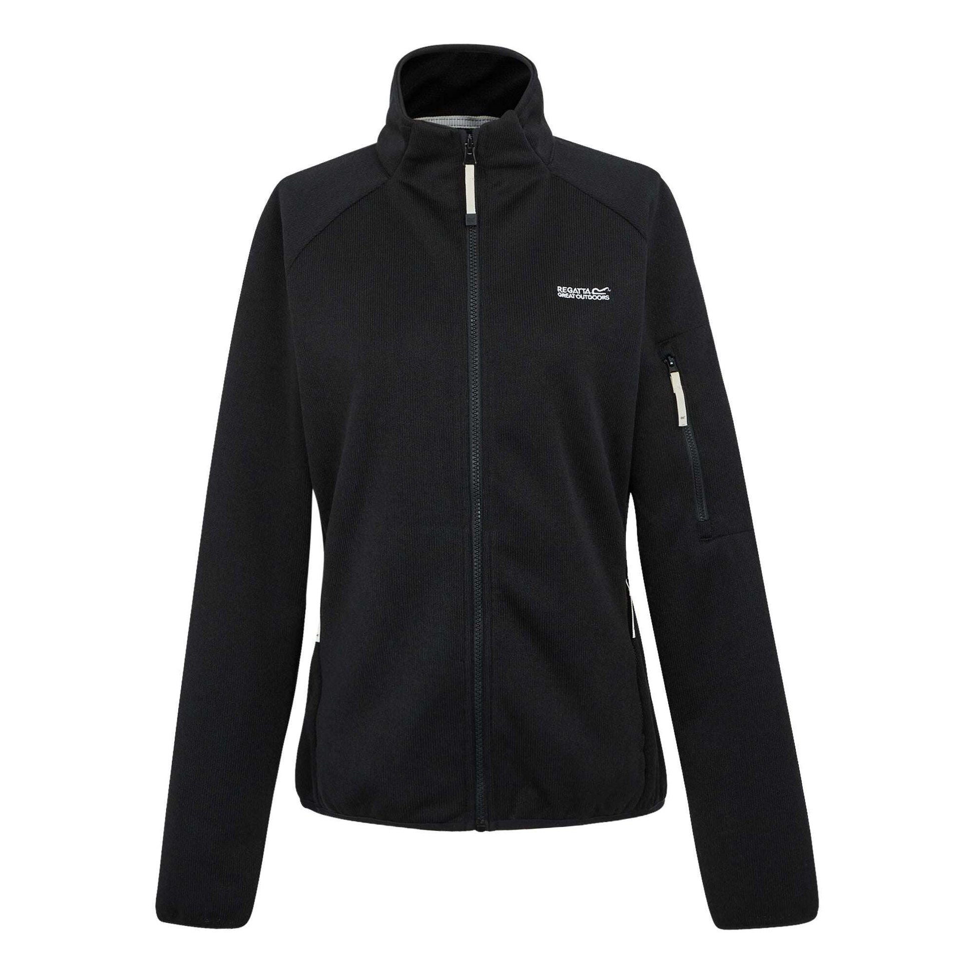 Regatta Women's Ravenhill Full Zip Fleece | Black Light Vanilla