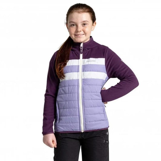 Craghoppers Kid's Brady Hybrid Jacket Damson/Purple Haze