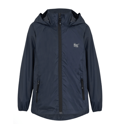 Mac in a Sac Origin 2 Edition Kids Waterproof Jacket|Navy
