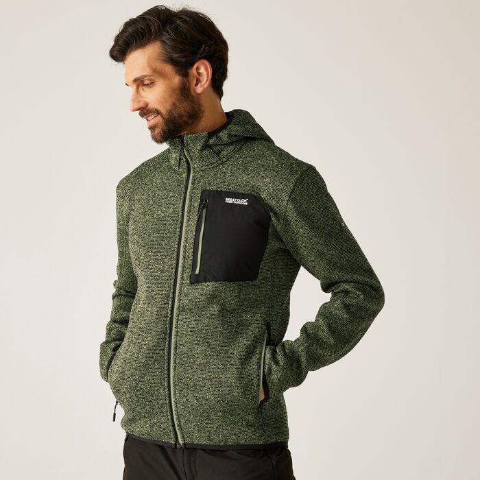Hooded Newhill Men’s Fleece | Warm Marl Knit Layer