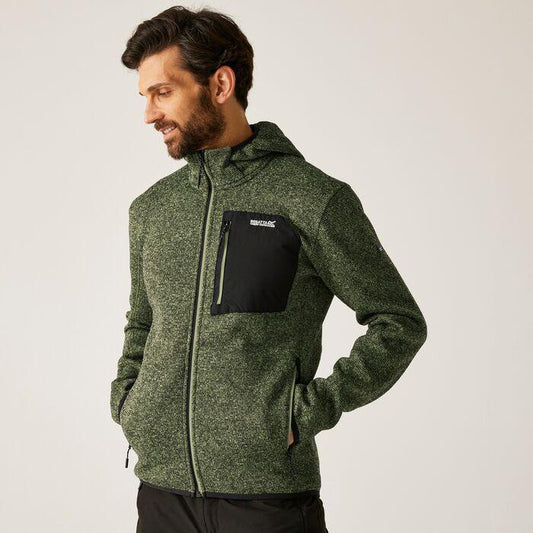 Hooded Newhill Men’s Fleece | Warm Marl Knit Layer