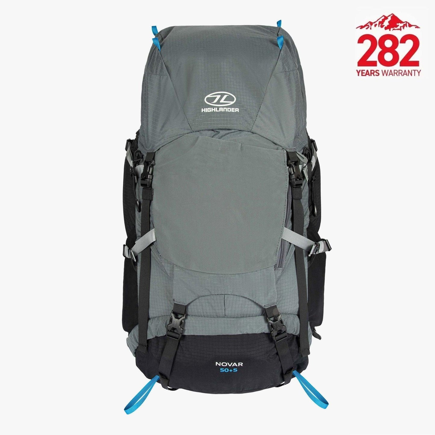 Highlander Novar Rucksack 50+5L / 60+5L | Multi-Day Hiking Backpack for Trekking & Camping