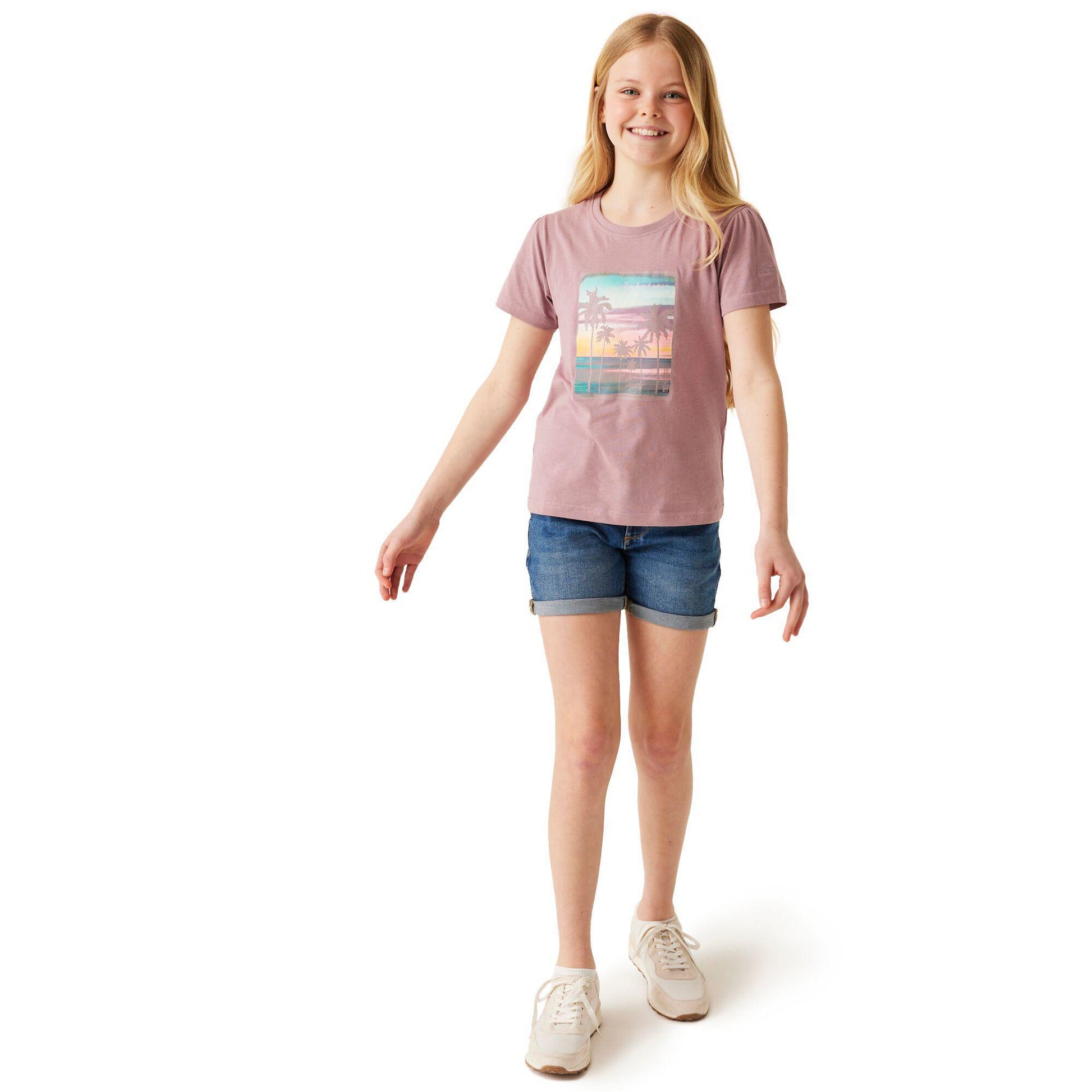 Regatta Girls Bosley VII Heather T Shirt