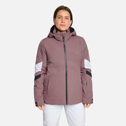 Ziener Taraina Women’s Ski Jacket – Insulated & Breathable Snow Jacket, Dusty Violet UK 10 / EU 38