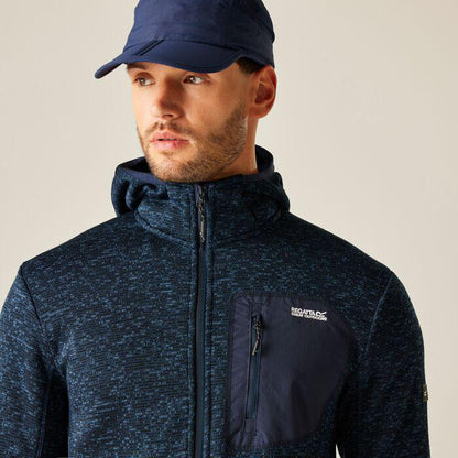 Hooded Newhill Men’s Fleece | Warm Marl Knit Layer