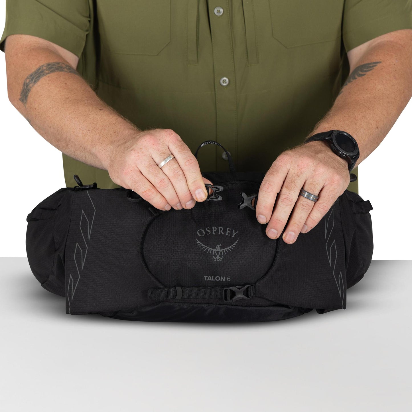 Osprey Tempest 6L Waist Bag Black Coal Grey